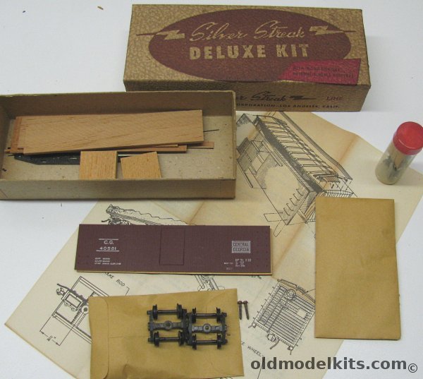 Silver Streak HO Central of Georgia HO Box Car Craftsman Kit, SS207 plastic model kit